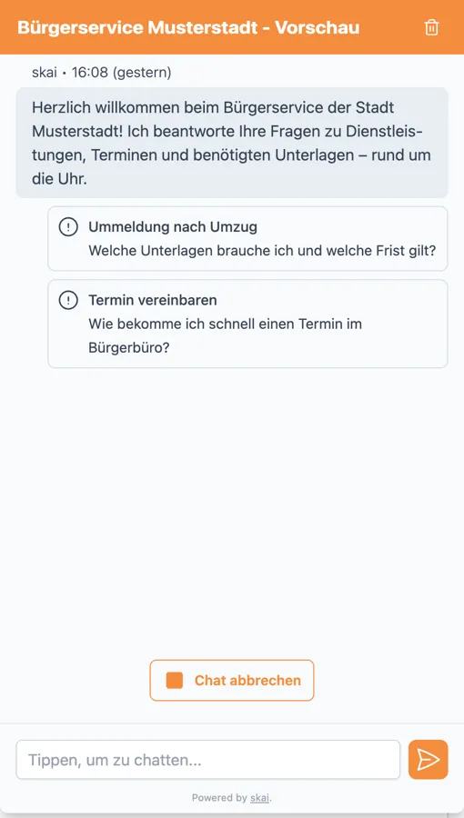 skai chatbot