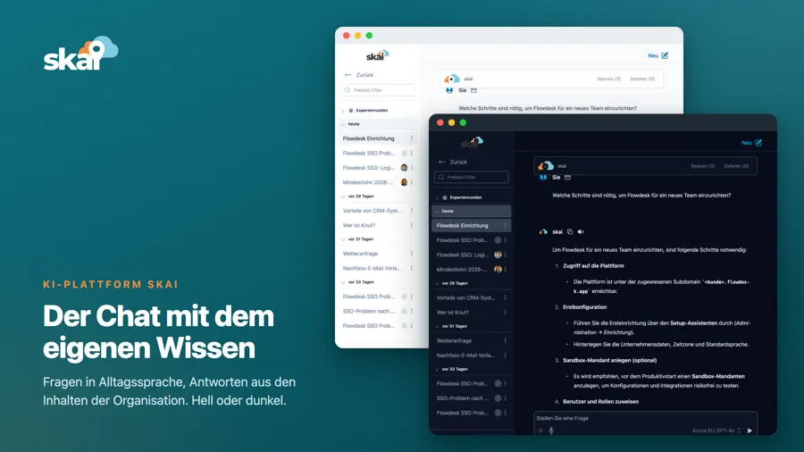 Der Chat mit dem eigenen Wissen